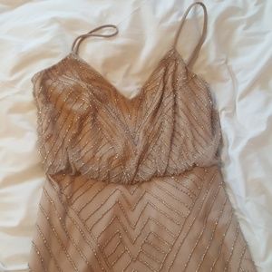 Beaded Blouson Bridesmaid Dress